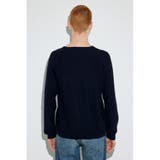 カシミヤミックスニットトップス | AZUL BY MOUSSY | 詳細画像7 