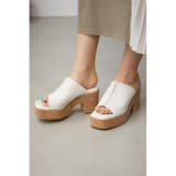 センターシームコルクウェッジサンダル | AZUL BY MOUSSY | 詳細画像2 