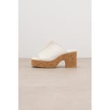 センターシームコルクウェッジサンダル | AZUL BY MOUSSY | 詳細画像5 