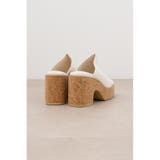 センターシームコルクウェッジサンダル | AZUL BY MOUSSY | 詳細画像7 