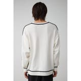 配色パイピングニット | AZUL BY MOUSSY | 詳細画像6 