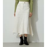 TWILL MERMAID SKIRT | AZUL BY MOUSSY | 詳細画像5