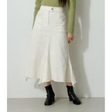 IVOY3 | TWILL MERMAID SKIRT | AZUL BY MOUSSY