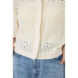 クロシェニットポロカラーカーディガン | AZUL BY MOUSSY | 詳細画像9 