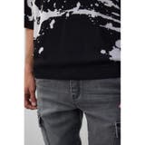 アブストラクトジャガード5分袖ニット | AZUL BY MOUSSY | 詳細画像22