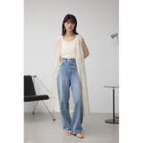 前後2WAYレースロングジレ | AZUL BY MOUSSY | 詳細画像3 