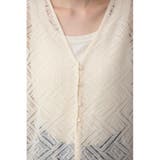 前後2WAYレースロングジレ | AZUL BY MOUSSY | 詳細画像8 