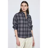 アーバンチェックフリンジショートシャツ | AZUL BY MOUSSY | 詳細画像9 