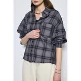 アーバンチェックフリンジショートシャツ | AZUL BY MOUSSY | 詳細画像10 