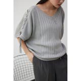 2WAYショルダーレースアップニットトップス | AZUL BY MOUSSY | 詳細画像37