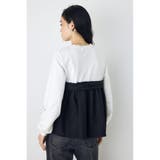 アシンメトリービスチェドッキングトップス | AZUL BY MOUSSY | 詳細画像4 