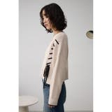 ステッチデザインニットトップス | AZUL BY MOUSSY | 詳細画像6