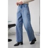 AZUL DENIM カーブフリンジデニム | AZUL BY MOUSSY | 詳細画像2