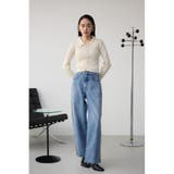AZUL DENIM カーブフリンジデニム | AZUL BY MOUSSY | 詳細画像3