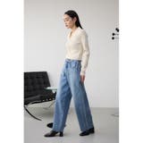 AZUL DENIM カーブフリンジデニム | AZUL BY MOUSSY | 詳細画像4