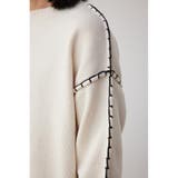 ブランケットステッチニットプルオーバー | AZUL BY MOUSSY | 詳細画像9 