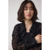 シアーチュールフリンジシャツ | AZUL BY MOUSSY | 詳細画像12