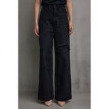 AZUL DENIM/15TH リペアワイド | AZUL BY MOUSSY | 詳細画像5 