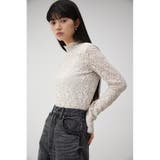 CUT LACE LONG SLEEVE TOPS | AZUL BY MOUSSY | 詳細画像1 