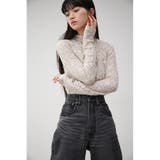 CUT LACE LONG SLEEVE TOPS | AZUL BY MOUSSY | 詳細画像2 