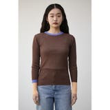 SHEER GLITTER BLOCKNIG KNIT | AZUL BY MOUSSY | 詳細画像15