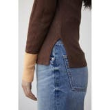 SHEER GLITTER BLOCKNIG KNIT | AZUL BY MOUSSY | 詳細画像19