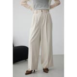 ポリエステルリネンミックスワイドパンツ | AZUL BY MOUSSY | 詳細画像14 