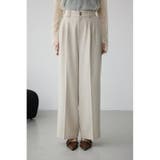 ポリエステルリネンミックスワイドパンツ | AZUL BY MOUSSY | 詳細画像17 