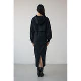 レイヤード風裏起毛フーディーワンピース | AZUL BY MOUSSY | 詳細画像7 