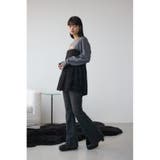 AZUL DENIM センターステッチスリットフレアデニム | AZUL BY MOUSSY | 詳細画像4 