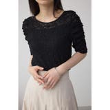 BLK | 2WAYギャザーレーストップス | AZUL BY MOUSSY