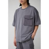GRY | ストレッチスラブ天竺ビッグポケT | AZUL BY MOUSSY