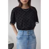 柄BLK5 | チュールアソートTシャツ | AZUL BY MOUSSY