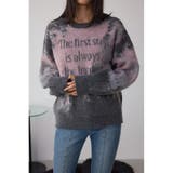 柄PNK5 | グラデーションジャガードニット | AZUL BY MOUSSY