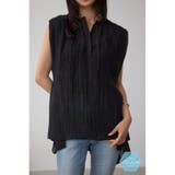 BLK | C/T冷感 サイドベルトブラウス | AZUL BY MOUSSY