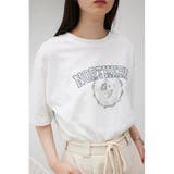 WHT | カレッジルーズTシャツ | AZUL BY MOUSSY