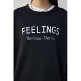 裏毛ロゴクルーネックトップス | AZUL BY MOUSSY | 詳細画像16 