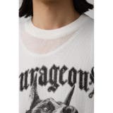 Couragcousプリント半袖ニット | AZUL BY MOUSSY | 詳細画像7