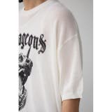 Couragcousプリント半袖ニット | AZUL BY MOUSSY | 詳細画像8