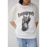IVOY3 | Couragcousプリント半袖ニット | AZUL BY MOUSSY