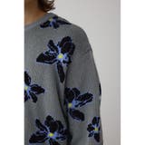 フラワーダブルジャガードニット | AZUL BY MOUSSY | 詳細画像34