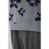 フラワーダブルジャガードニット | AZUL BY MOUSSY | 詳細画像36