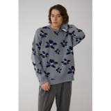 フラワーダブルジャガードニット | AZUL BY MOUSSY | 詳細画像28