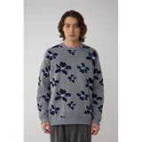 フラワーダブルジャガードニット | AZUL BY MOUSSY | 詳細画像30