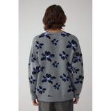 フラワーダブルジャガードニット | AZUL BY MOUSSY | 詳細画像32