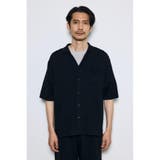 リラックスオープンカラーニットシャツ | AZUL BY MOUSSY | 詳細画像5 