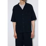 BLK | リラックスオープンカラーニットシャツ | AZUL BY MOUSSY