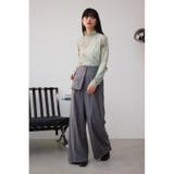 フロントフラップスラックスパンツ | AZUL BY MOUSSY | 詳細画像17 