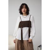ガータービスチェレイヤードトップス | AZUL BY MOUSSY | 詳細画像14 