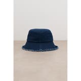 ストラップ付きフリンジデニムバケットハット | AZUL BY MOUSSY | 詳細画像4
